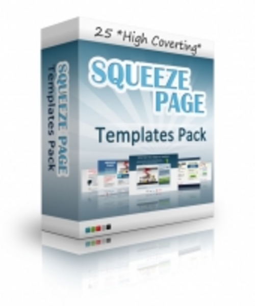 Product picture 25 Professionally Designed Squeeze Page Template